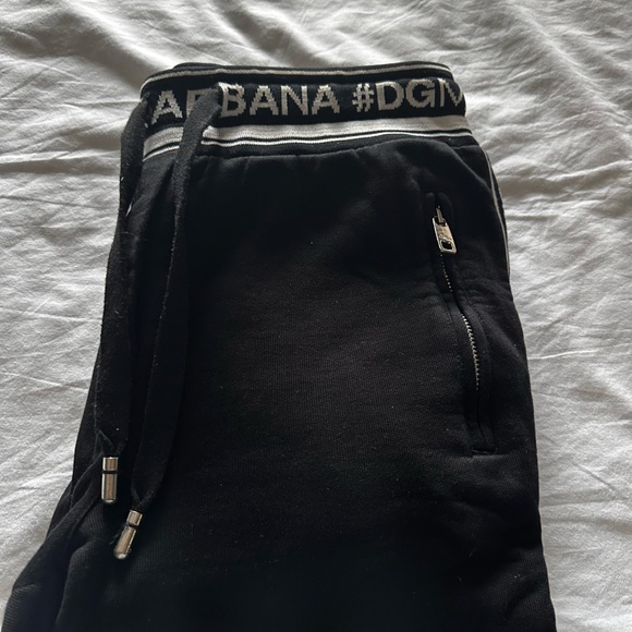 Dolce and Gabbana black Sweatpants sz 36 IT or sz 0 US - Picture 3 of 11